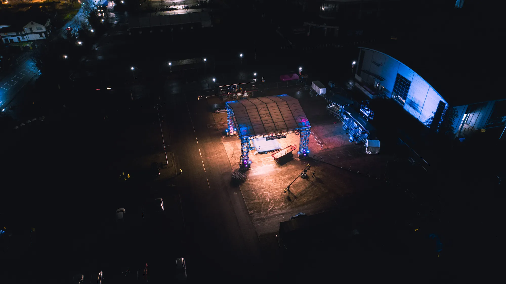 Worlds first drive in boxing event