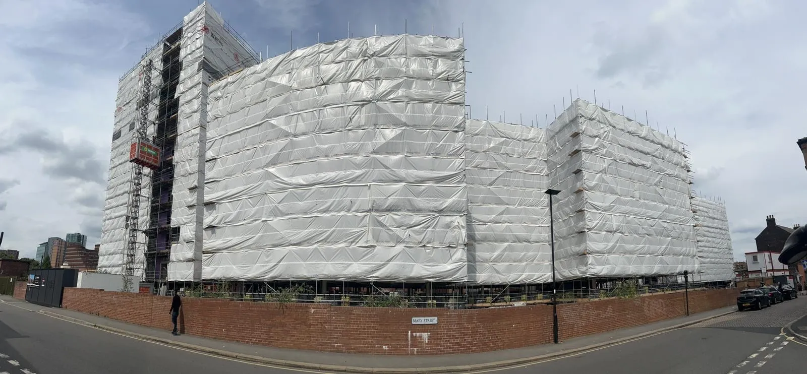 Sylvester street scaffolding